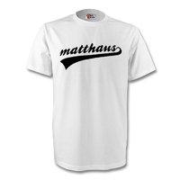 lothar matthaus germany signature tee white kids