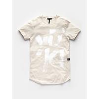 Long fit paint T-shirt