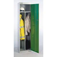 LOCKER CLEAN & DIRTY STANDARD 1800X450X450 L.GREY/GREEN DOOR