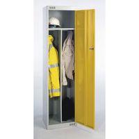 locker clean dirty standard 1800x450x450 lgreyyellow dr