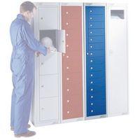 locker flat garment 15 comp stdcolour blue door