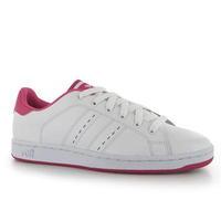 lonsdale leyton leather junior trainers