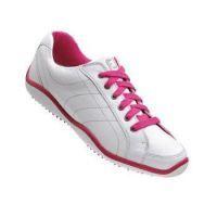 lopro casual spikeless whitepink golf shoes 97113