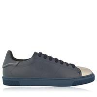 LOUIS LEEMAN Low Top Striped Capped Trainers