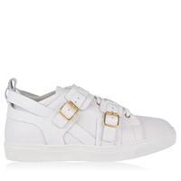 LOUIS LEEMAN Double Buckle Low Top Trainers