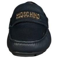 Love Moschino Designer Driving Shoes in Navy Blue 56092-12009003-01-9104 men\'s Loafers / Casual Shoes in blue