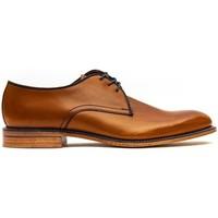 loake mens tan drake leather derby shoes mens smart formal shoes in br ...