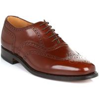 Loake Mens Brown 202T Brogue Leather Shoes men\'s Smart / Formal Shoes in brown