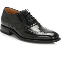 Loake Mens Black 262B Legend Polished Leather Brogue Shoes men\'s Smart / Formal Shoes in multicolour