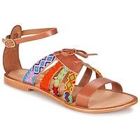 lollipops zodiac flat sandal womens sandals in brown