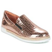 love moschino ja10353g03 womens slip ons shoes in gold
