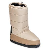 love moschino prin womens snow boots in beige