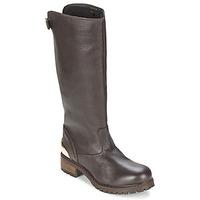 love moschino ja26094 womens high boots in brown