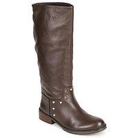 love moschino ja2607 womens high boots in brown