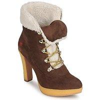 love moschino ja2405 womens low ankle boots in brown