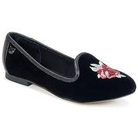 Lollipops VELVET LOAFER women\'s Loafers / Casual Shoes in black