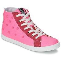 Love Moschino JA15102G0KJC0604 women\'s Shoes (High-top Trainers) in pink