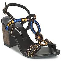 lola espeleta genova womens sandals in black