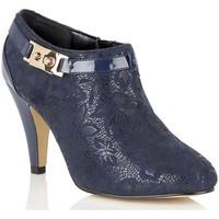 lotus jacaranda womens high cut court shoes womens low boots in blue