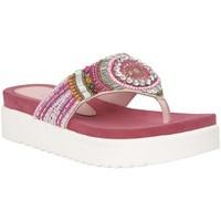 Lotus Matta Womens Platform Toe Post Sandals women\'s Flip flops / Sandals (Shoes) in pink