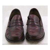 Loake, size 7 burgundy loafers