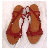 london rebel red sandals london rebel size 5 red sandals