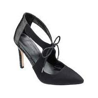 Lorraine Kelly Black Tie Shoes D Fit