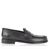 LOUIS LEEMAN Studded Penny Loafers