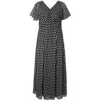 Lovedrobe Black And White Spot Print Maxi Dress, Black/White