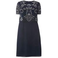 Lovedrobe Luxe Navy Blue Skater Dress, Navy