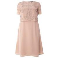 Lovedrobe Luxe Mauve Skater Dress, Mauve