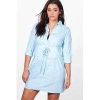 lola corset shirt dress ice