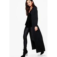 Lola Slinky Maxi Trench - black