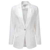 Longline Linen Jacket (White / 20)