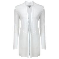 longline linen cardigan white 18