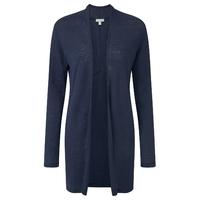 Longline Linen Cardigan (Navy / 08)