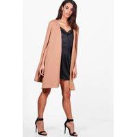 Longline Cape - tan