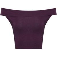 Lois Off Shoulder Crop Top - Purple