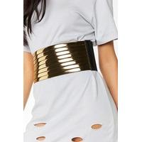 louise gold metallic belt