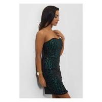 Lois Green Sequin Bodycon Dress