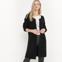 Long Stranded Knit Merino Cardigan
