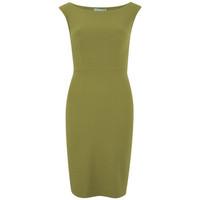Love Olive Cold Shoulder Midi Dress women\'s Long Dress in green