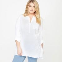 Long-Sleeved Tunic Shirt