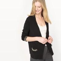 Long-Sleeved Cardigan with Pockets