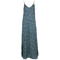 Loreak Mendian SOLTE LIBER women\'s Long Dress in blue