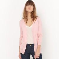 Long-Sleeved Buttoned Cardigan