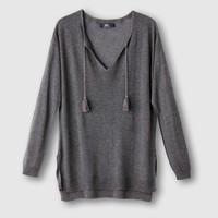 long sleeved fine knit jumper