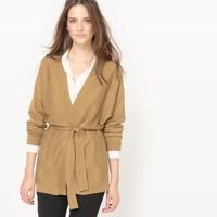 Long Belted Cardigan