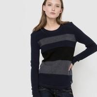 Long-Sleeved Striped Jumper