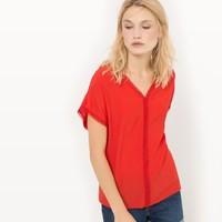 Loose Cut Short-Sleeved Blouse